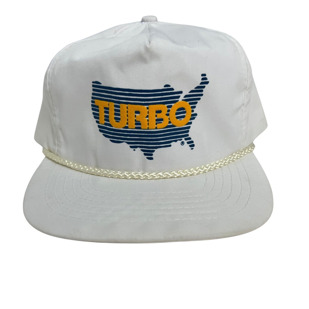 Vintage White Turbo OTTO Cap Hat